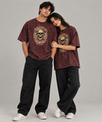FORGET IT - Unisex Acid Washed Oversized Tee